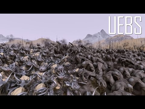 15.000 Giant Ogres vs 15.000 Giant Cyclops- Ultimate Epic Battle Simulator 2- UEBS 2