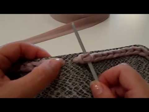 How to make a ribbon bag: let's start from the bottom.