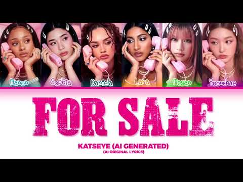 [AI ORIGINAL] KATSEYE (캣츠아이) - 'For Sale' Lyrics (Colour Coded Lyrics)