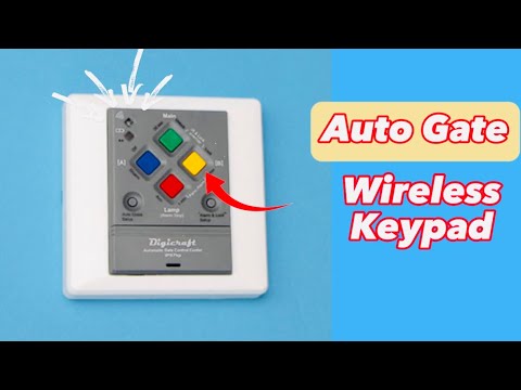 How to Fix Wireless Keypad Auto Gate Not Working | Replace Battery for Auto Gate Wireless Keypad