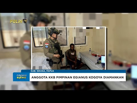 SATGAS OPS DAMAI CARTENZ AMANKAN ANGGOTA KKB PIMPINAN EGIANUS KOGOYA