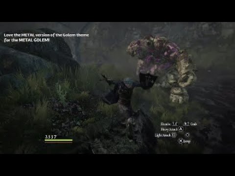 How to defeat the METAL GOLEM as FiGHTER ? - SOLO /HARD mode NO HIT - Dragon's Dogma DA