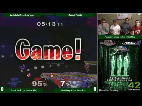 Construct 91 - Unreal + Popsicle vs Nox + Mattmog -Melee Doubles GF