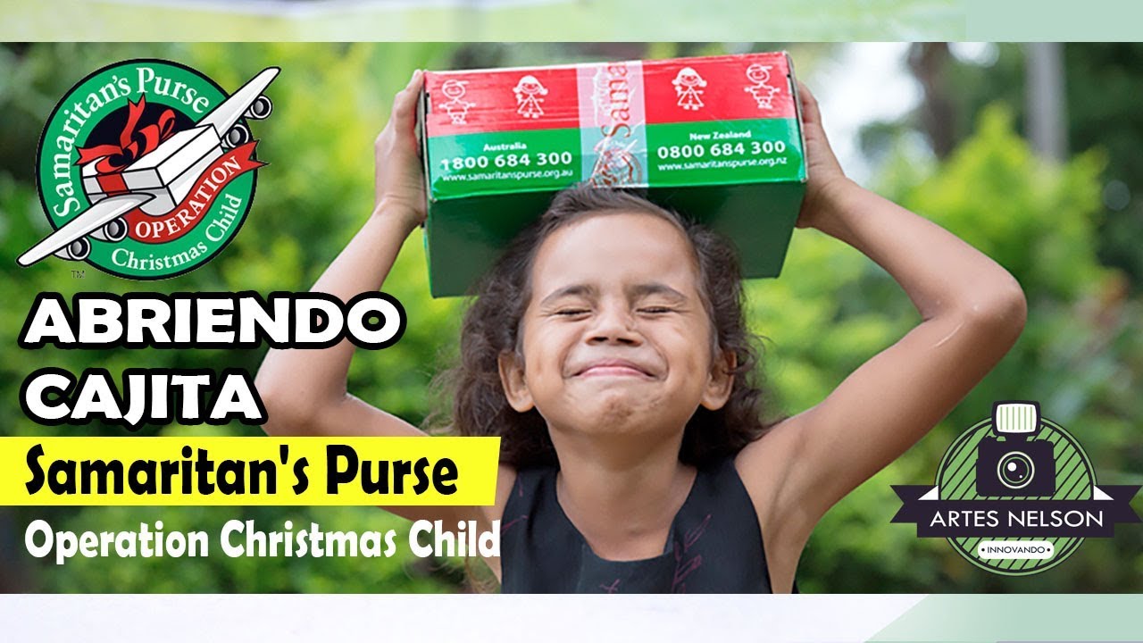 Abriendo cajita de Samaritan's Purse - Operation Christmas Child - ARTES NELSON ✎