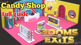 Rooms and Exits Level 6 Candy Shop Chapter 2 Walkthrough ( No Honor Among Thieves )