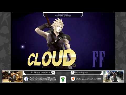 S4@GU 7-18 (Winner's Bracket): DreadFighter (Cloud) vs FS ShampooMaster (Falcon/Lucas)