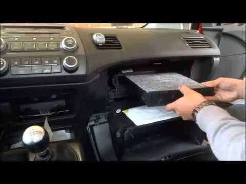 How to replace cabin air filter 2006 honda civic