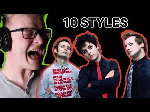 "HOLIDAY" by Green Day (in 10 styles)