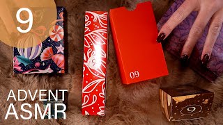 ASMR ✨🎄 Advent Day 9 ✨ 2025 (🎧 soft spoken, tapping, scratching) #advent2025 #beautyadventcalendars