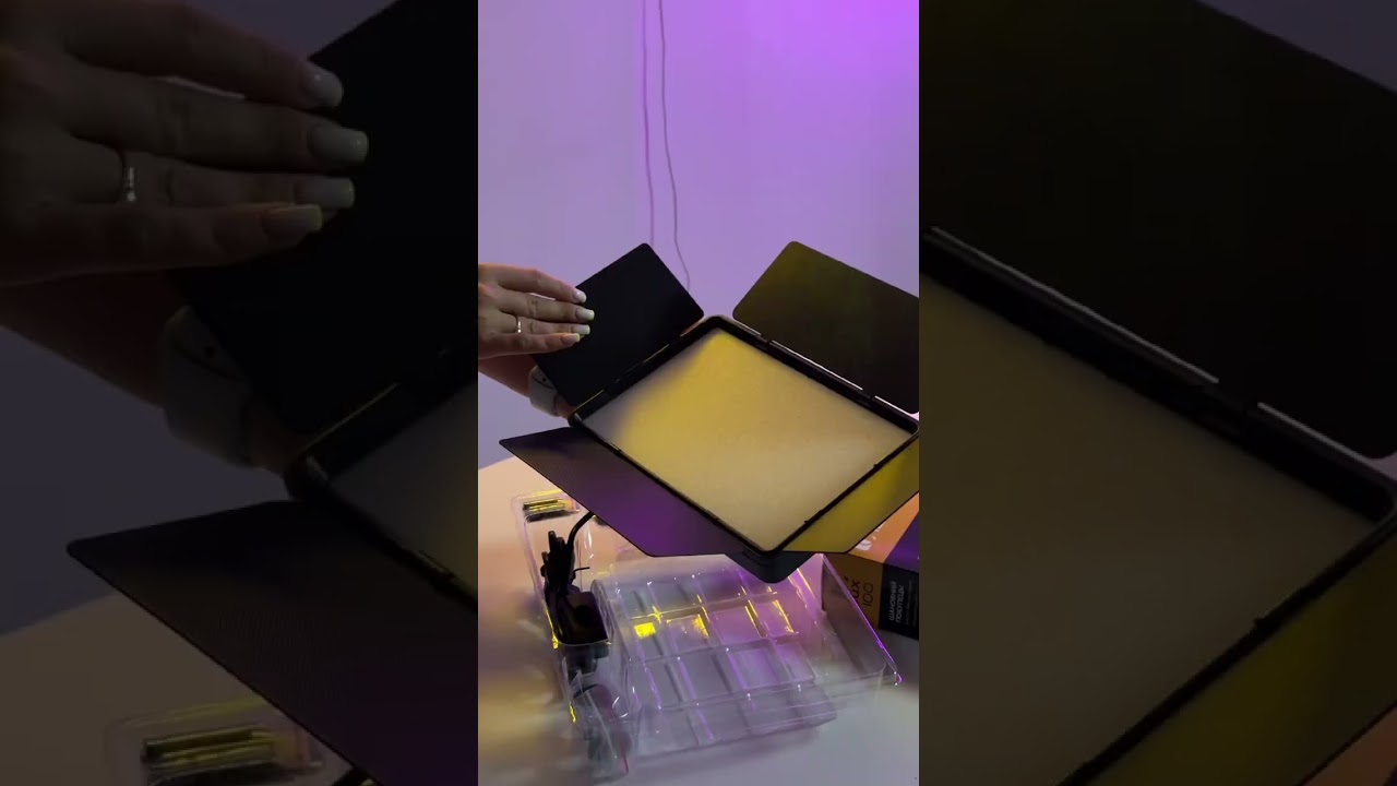 Прямокутне постійне  LED відеосвітло 23х16 см з направленням освітлення + штатив 2.1м