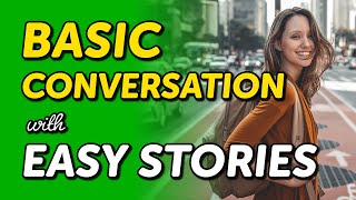 Learn Basic English Conversation Dialogues with EASY STORIES: Lisa's First Trip to the U.S.