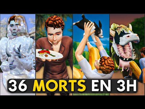 Cause 36 different DEATHS in 3 hours 🔥 (it's INCREDIBLE) | Sims 4