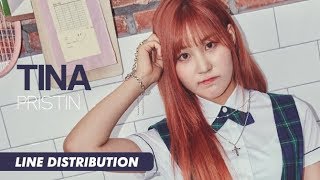 PRISTIN (프리스틴) - Tina (티나) | Line Distribution