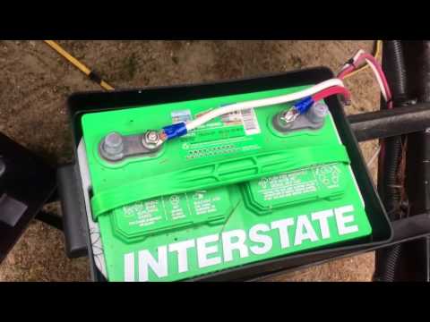How The Hookup Or Connect A Battery To Your Camper or RV