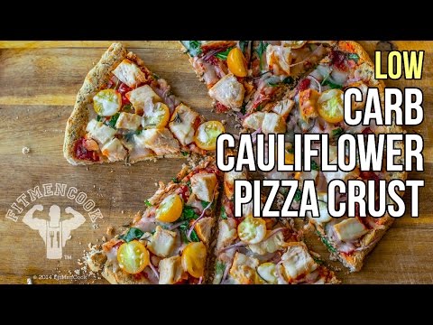 How to Make Low-Carb Cauliflower Pizza Crust / Corteza de Pizza Hecha de Coliflor