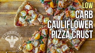 How to Make Low-Carb Cauliflower Pizza Crust / Corteza de Pizza Hecha de Coliflor