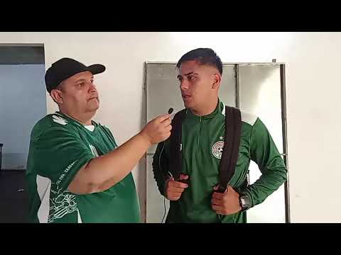 CRISTHIAN VARELA JUGADOR DE LA SELECCIÓN DE CAAGUAZÚ TRAS EL TRIUNFO ANTE SAN JOAQUIN 
