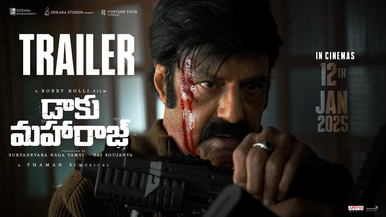 Daaku Maharaaj Theatrical Trailer | NBK, Pragya, Shraddha, BobbyDeol, UrvashiR | Thaman | BobbyKolli
