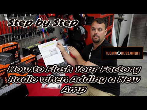 Step by Step - How to flash your factory radio when adding a new amp to your Harley Davidson