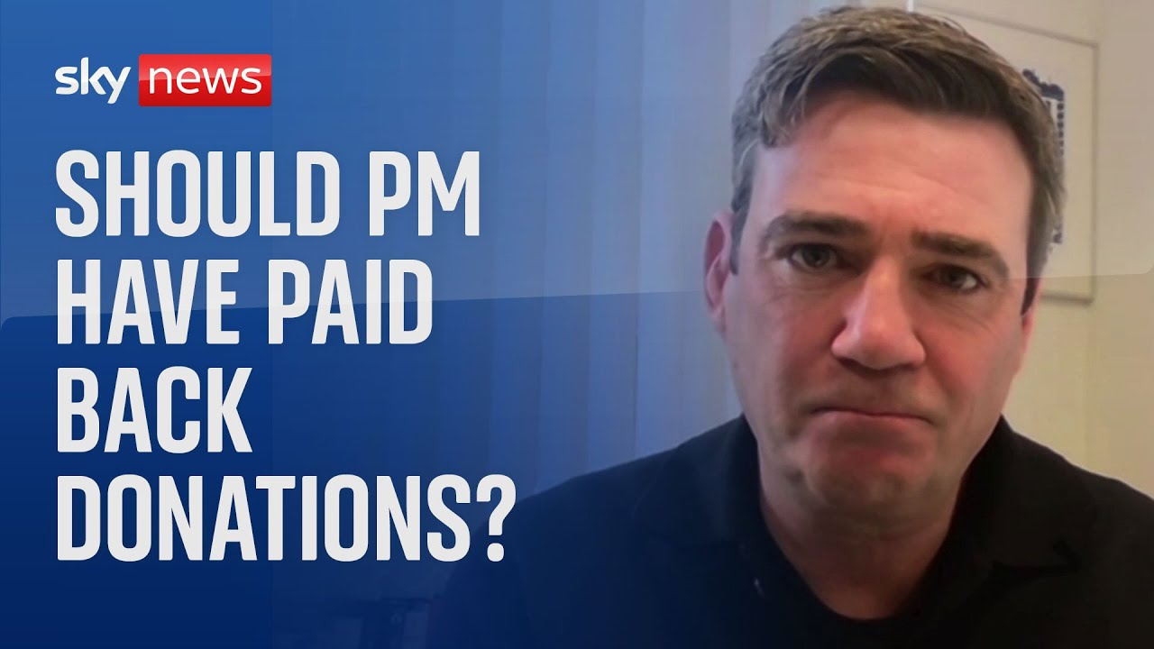 Andy Burnham asked about Keir Starmer repaying £6,000 worth of gifts