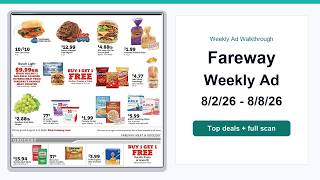 Fareway Weekly Ad (8/2/26 - 8/8/26) Top 10 Deals