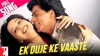 Ek Duje Ke Vaaste - Full Song | Dil To Pagal Hai | Shah Rukh Khan | Madhuri Dixit | Lata | Hariharan