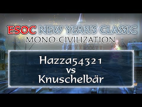 [AoE3] Hazza54321 vs Knuschelbär − Round of 8 − ESOC New Year's Classic