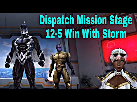 How To Win Dispatch Mission Stage 12-5 With Storm Summer Days Uniform - Marvel Future Fight