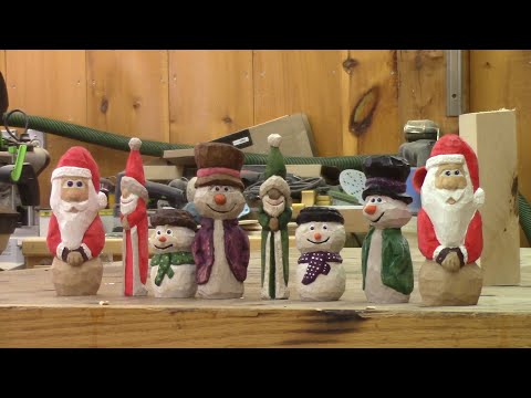 The Woodpecker Ep 264-  Eight  carvings as a Christmas gift
