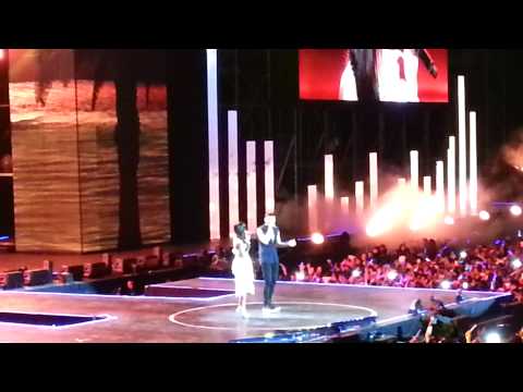 Kemesraan - Hyorin & Eru Music Bank [FANCAM]