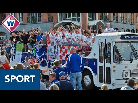 Noordwijk en SJC gehuldigd: 'Eén dorp, twee kampioenen. Welk dorp doet dat na?'