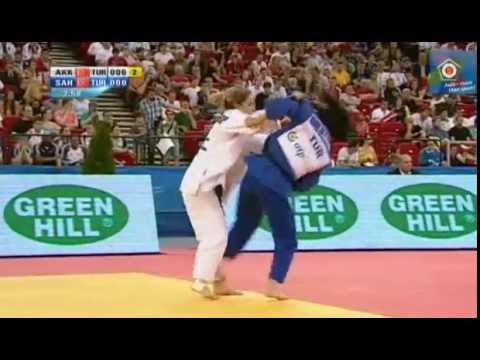 Judo European Championships 2013: Sumeyye AKKUS (TUR) - Ebru SAHIN (TUR) Bronze [-48kg]