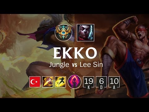 Ekko Jungle vs Lee Sin - TR Challenger Patch 8.20