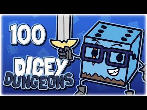 LADY LUCK FIGHT REMATCH! | Let's Play Dicey Dungeons | Part 100 | Full Release Gameplay HD