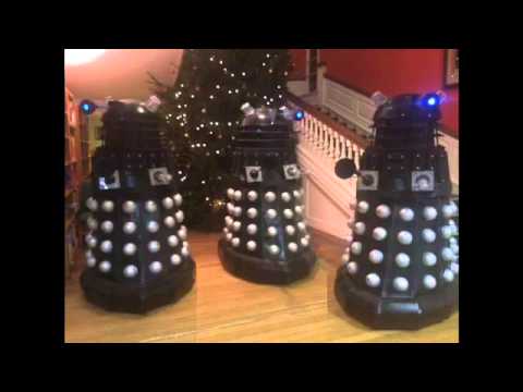 Daleks singing Jingle Bells