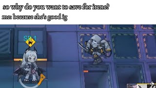 why i want to save for irene