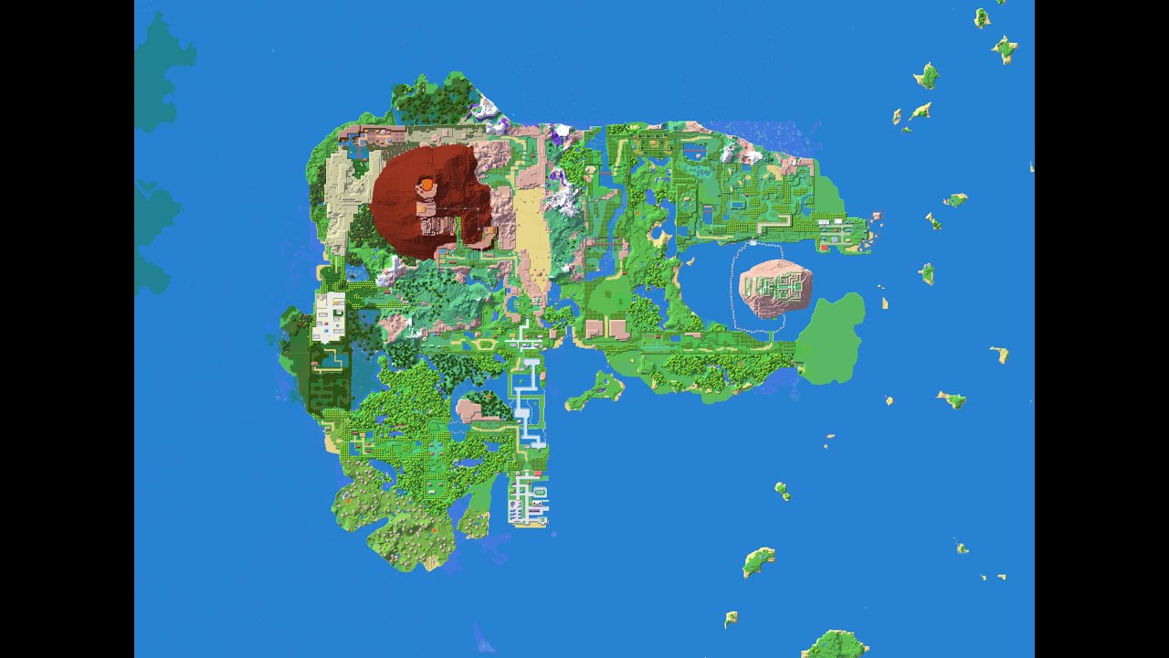 【ポケモンRSE】ホウエン地方をつくりたい32【minecraft】