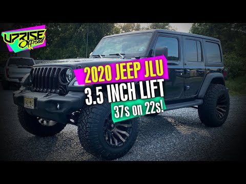 2020 JEEP JL - 3.5in Rough Country Lift on 22x12 Fuel wheels and 37in Nitto Ridge Grapplers!
