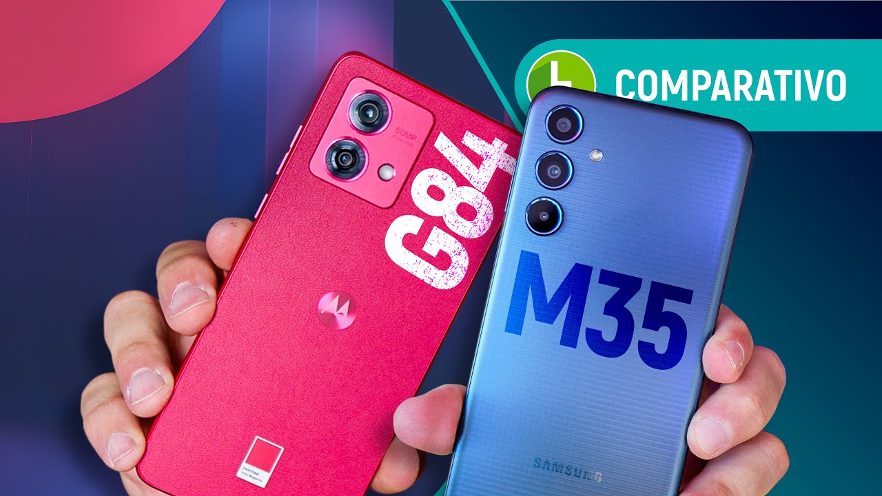 GALAXY M35 vs MOTO G84: BATERIA GRANDE ou DESIGN FINO é mais importante? | Comparativo