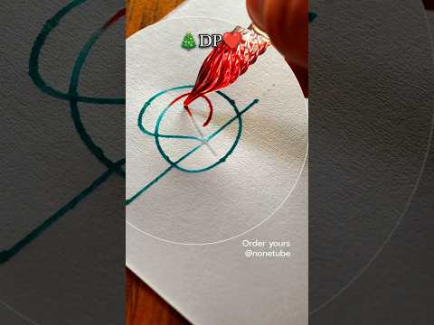 How to write the letter DP ❤️ logo?