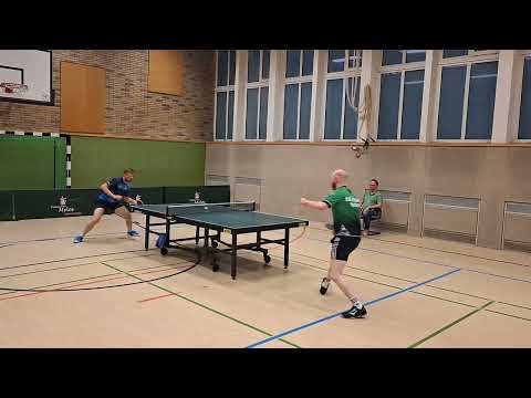 Tischtennis Herren NRW 1 Hendrik Paskuda (TTR 1858) vs Andres Oetken (TTR 2017)