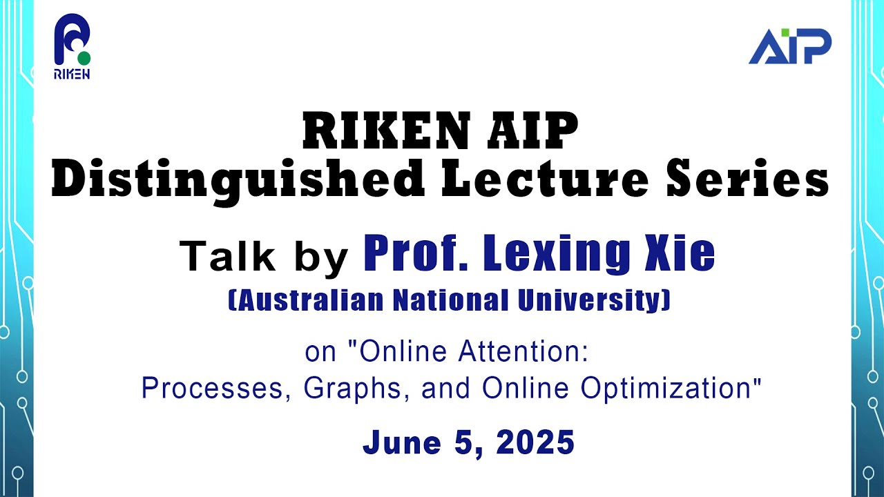 Talk by Prof. Lexing Xie (Australian National University) -20250605 thumbnails