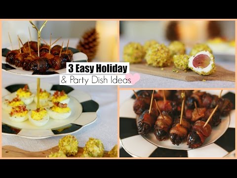 3 Easy Party Appetizers Recipe Ideas MissLizHeart Video