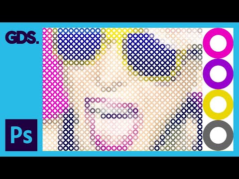 Polygonal portrait | Gradient effect in Adobe Photoshop with Illustrator