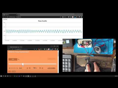 ESP32 Fast Analog Sampling via I2S & Streaming via WebSockets