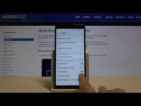 How to Operate Vibration Settings in Alcatel 1 2019 – Enable Vibrations