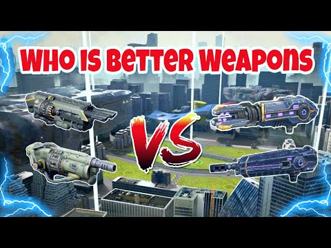 [WR]🔥War Robots Hammer Cudgel VS Puncher Shredder Weapon Comparison in |War Robots|