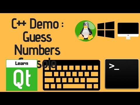 Qt C++ Gui Tutorial : Demo- Program to Guess Numbers | Course Preview