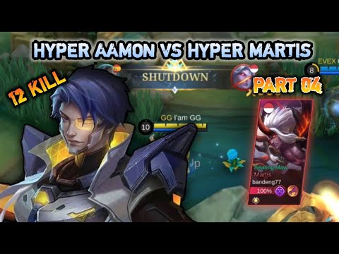 12 Kills ‼️ HYPER AAMON VS HYPER MARTIS , BUILD TOP 1 GLOBAL AAMON 2023 - Mobile Legends