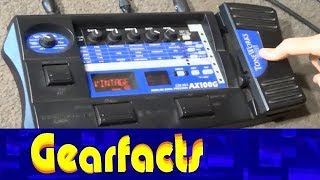 Video thumbnail for Korg AX100G multi effects for guitar. Unique delay sounds! by Gearfacts